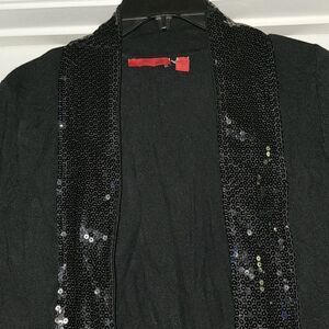 Black long sleeve cardigan